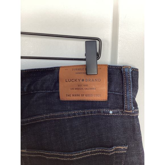 Lucky Brand Men's 410 Athletic Slim Fit Straight Leg Jeans Blue Size 38/34 - Picture 8 of 13